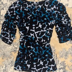 Alfani Women's Patterned Puff Sleeve Top